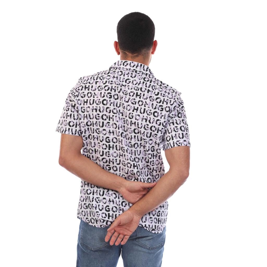 Boss Mens Ellino Short-Sleeved Shirt