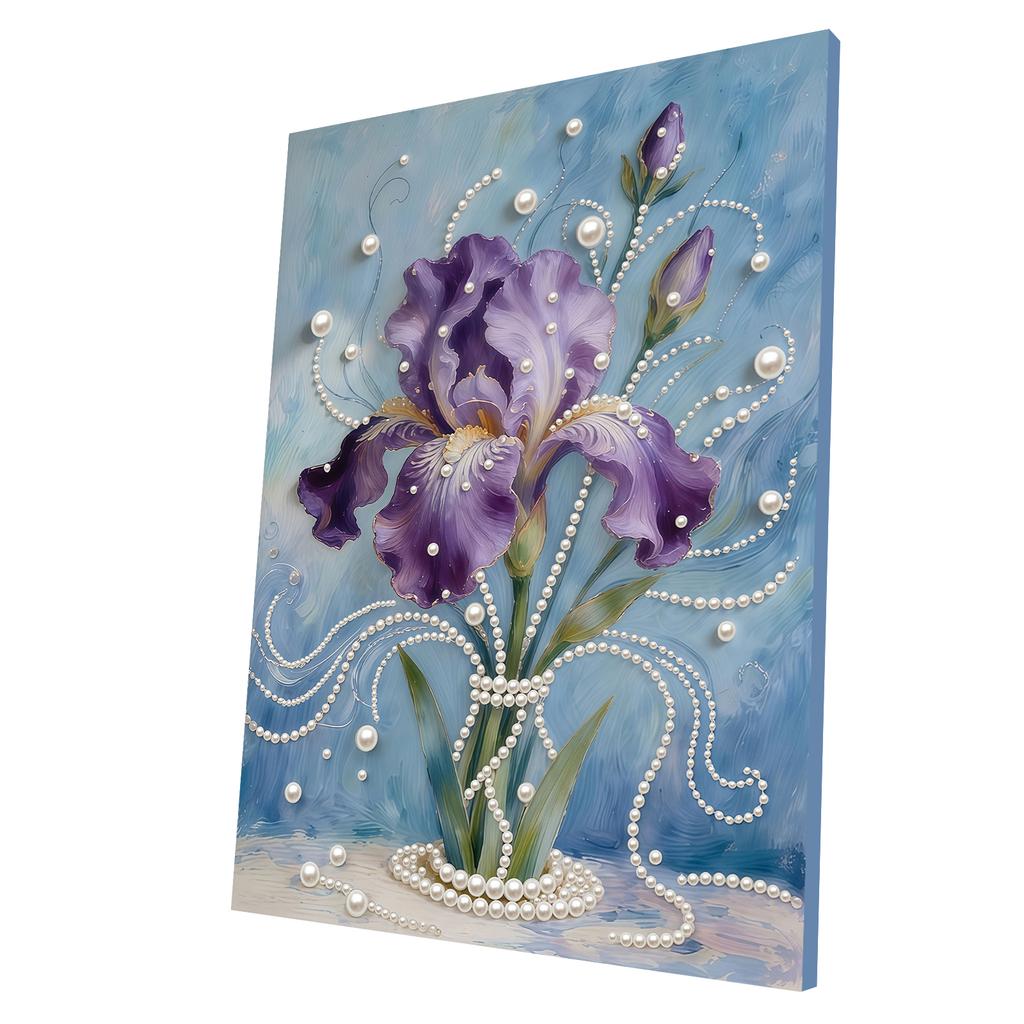 DIY Pearl Dot Painting with Frame 11.81x15.75in Pearl Painting Art Kits for Adults/Beginners Gift Home Decor