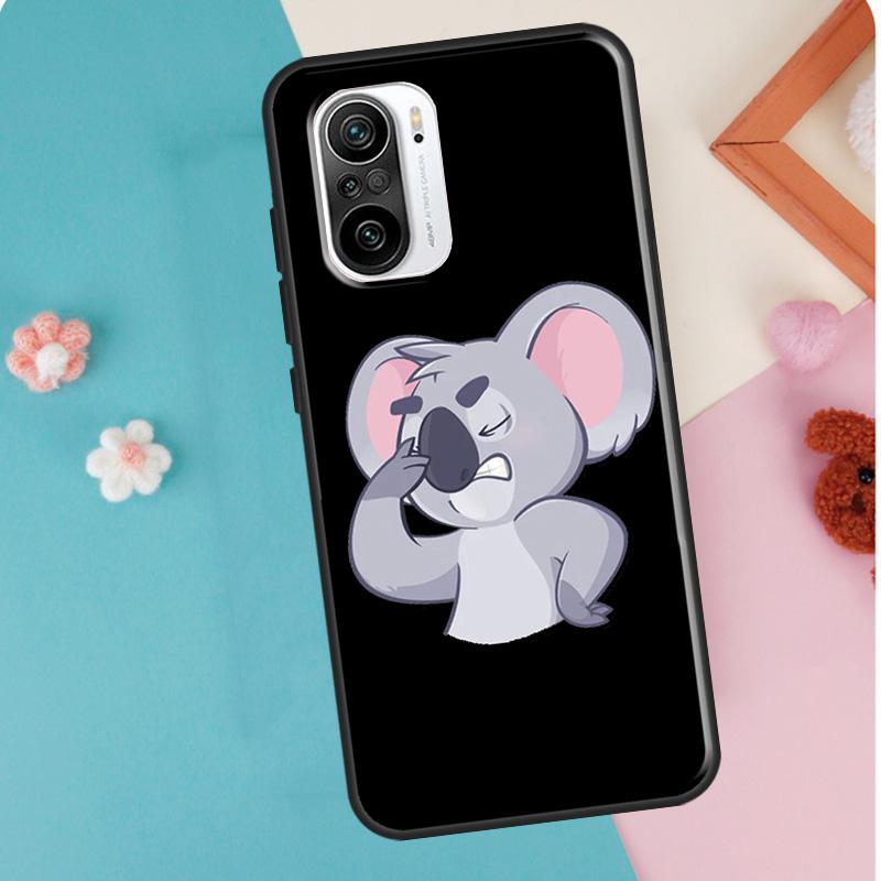 Cute cartoon watercolor animal koala Case For Xiaomi Mi 11T 12 Pro 12X Mi 11 Lite Ultra Cover For POCO X3 Pro X4 GT M3 M4 F3