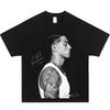 Amerikanischer Stil Bedrucktes Kurzarm-Herren-Damen-Oversize-T-Shirt Aus Schwerer Reiner Baumwolle Geeignet für Sommer Hip-Hop