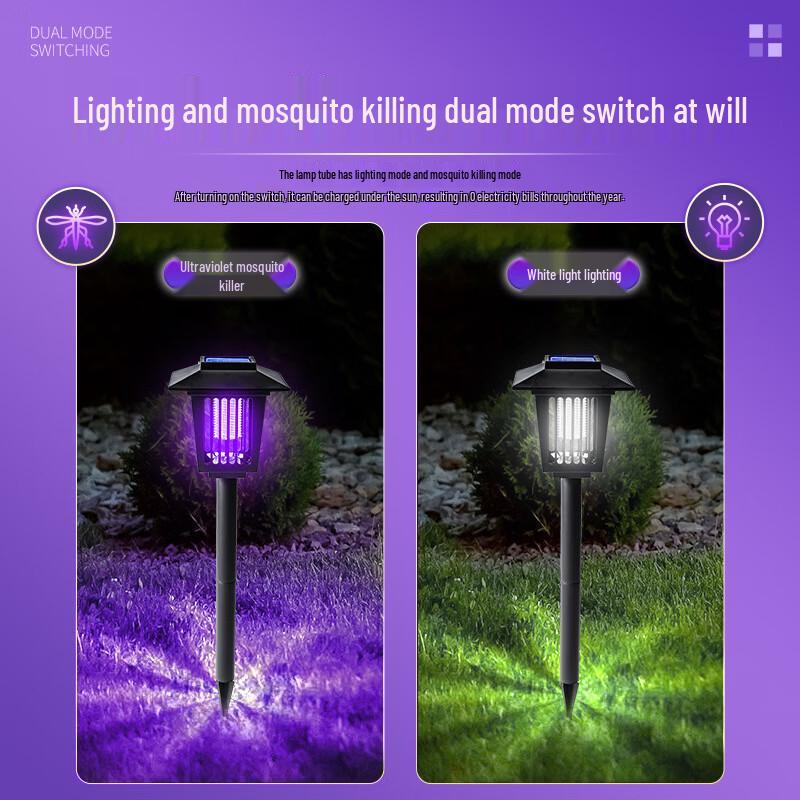 Outdoor Solar Mosquito Zapper Lamp