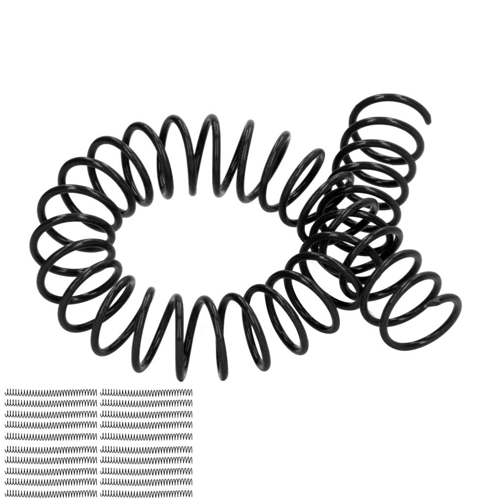 20Pcs Plastic Spiral Binding Coils 19mm 3 4in ID 30 Holes Spirals for A4 A5 Notebook