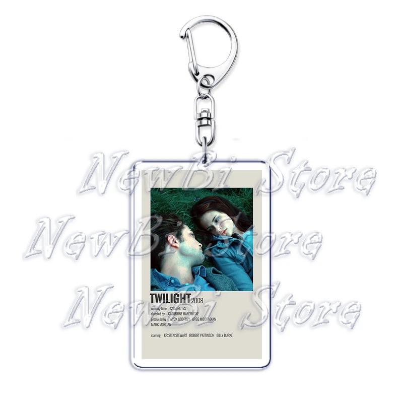 The Vampire Diaries Twilight Keychain for Accessories Damon Stefan Salvatore Elena Bella Swan Edward Cullen Key Chain Keyring
