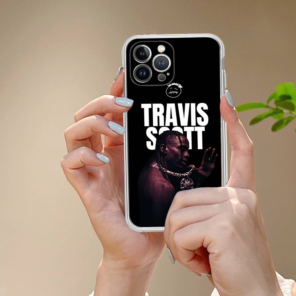 T-Travis S-ScottS Singer For IPhone 17 16 15 14 13 12 11 Pro Max Plus Phone Case High End Silicone