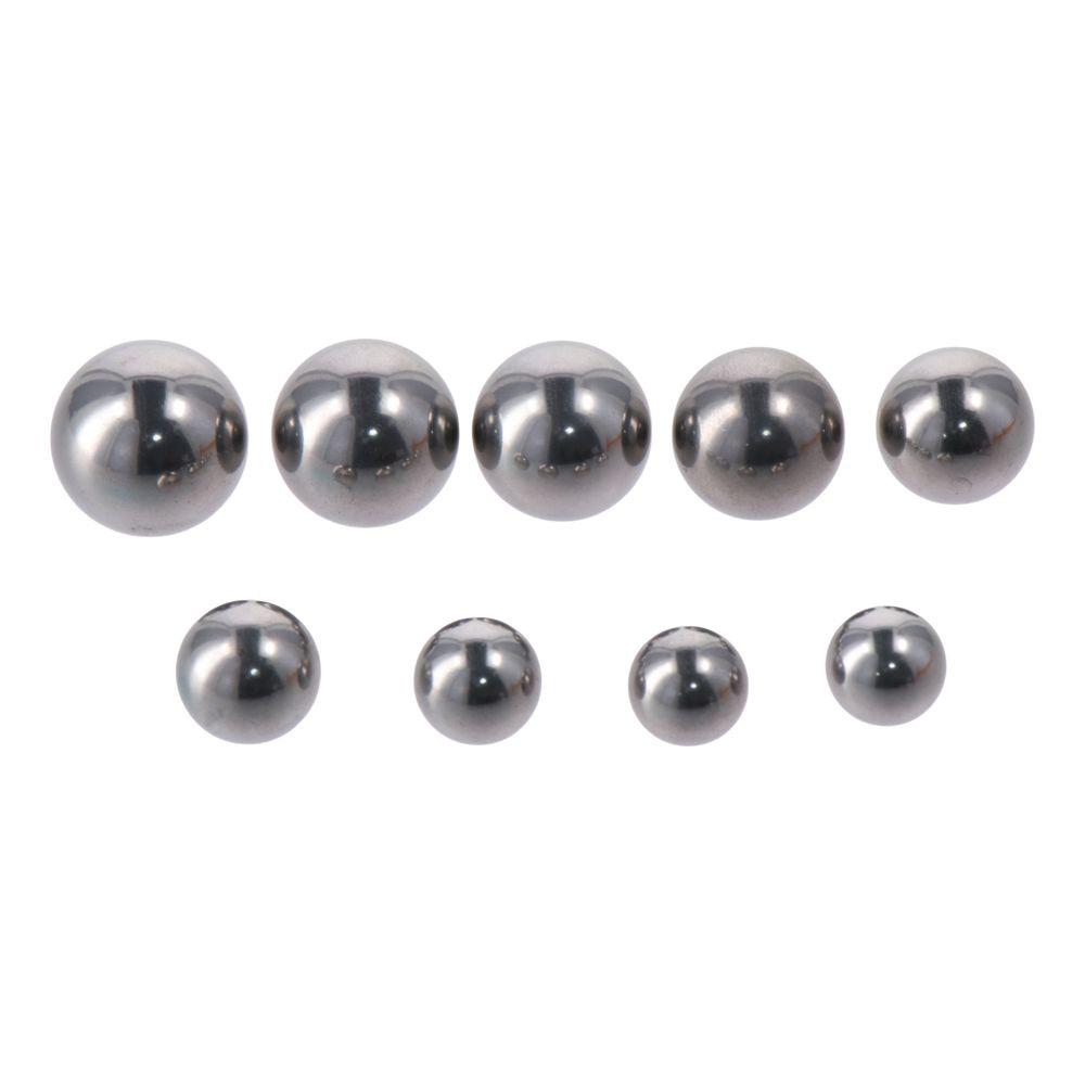 4Pcs Silver M4/M6 Ball Nuts Knob Round Drilling Ball Thread Nut  Lighting Machinery DIY Decoration