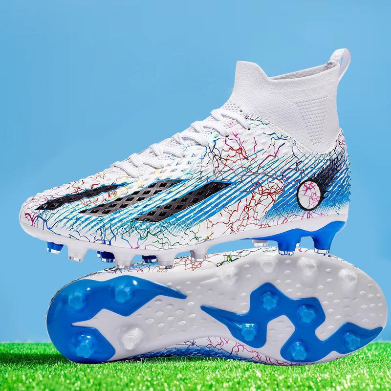Grass with Long Nails Broken Spot Sports Shoes Running Shoes Competition Women's Training High-top Football Shoes Men's Nails