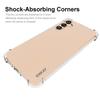 ENKAY HAT PRINCE For Samsung Galaxy A34 5G Clear TPU Case Shockproof Phone Cover with High Aluminium-silicon Glass Screen Film