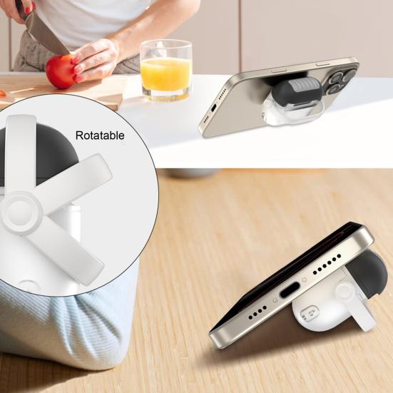 Earphone Case with Rotatable Handle All-Round Protection Silicone Smooth Split Design Headphone Sleeve for Huawei Freebudspro4/pro3 Universal