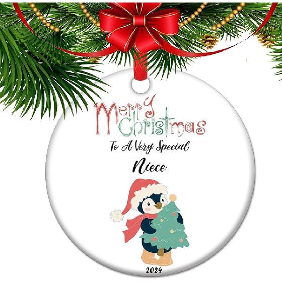 Son-in-Law Ceramic Ornament from Mother-in-Law, Christmas Ornament Keepsake Gift, Wedding Gift to The Groom