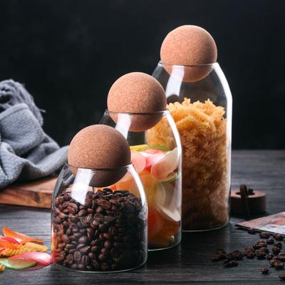 Cork Ball Plug Storage Tank, Glass Sealed Tank, Storage Tank, Grain Storage Tank, Cork Plug Tea Jar