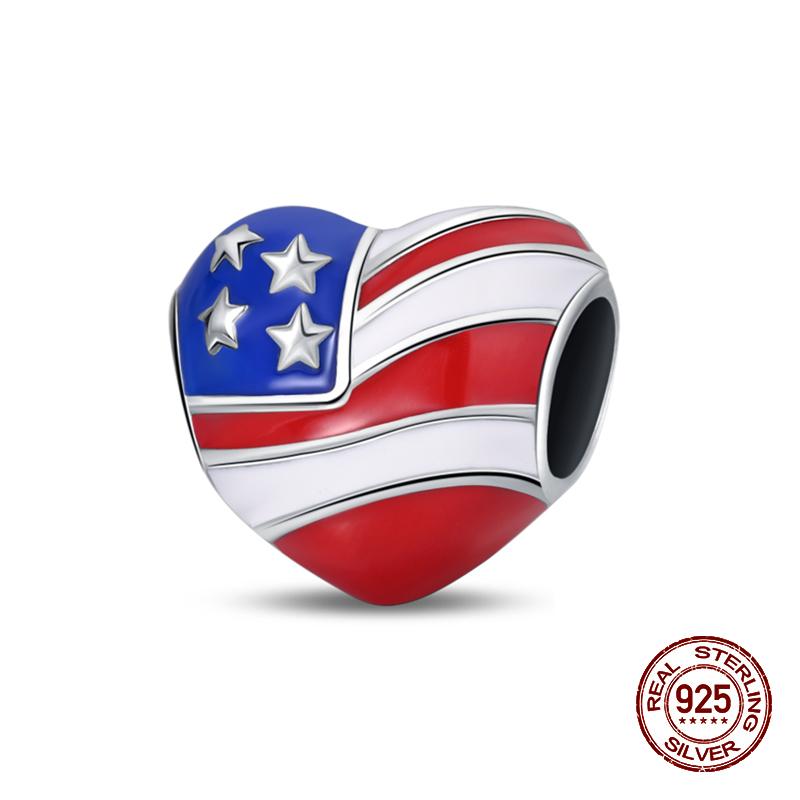 

New 100 copper Camera USA Eagle America Charm Bead Charms Bead Charms Compatible With Pandach Authentic Bracelets Do It Yourself Jewellery Souvenir G