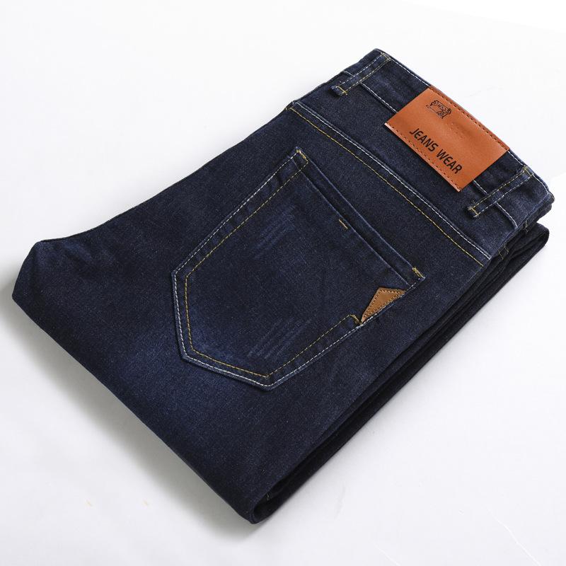 

New Men s Stretch Jeans Casual Straight Trousers Slim Regular Models Trousers Male 40