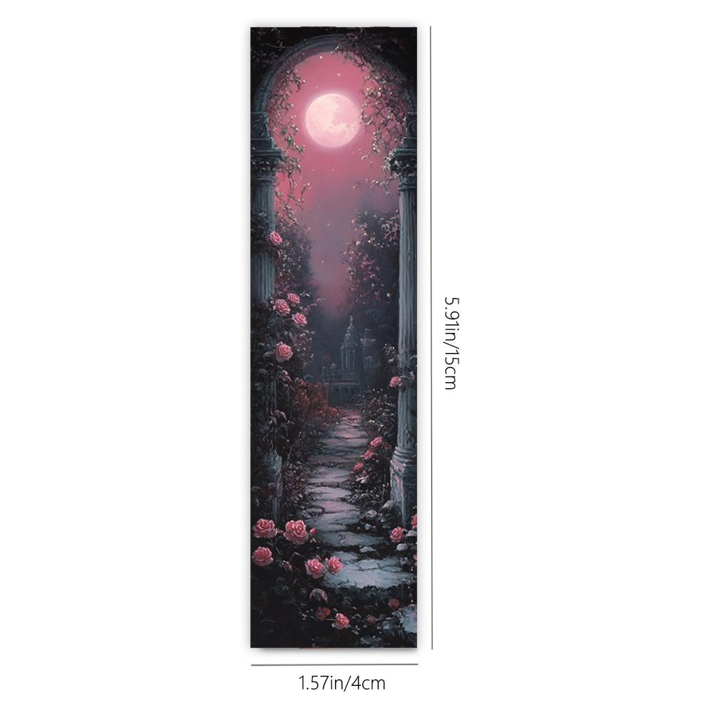 32pcs, Dreamy Night Scene Bookmark, Back to School Season, Christmas, Halloween, Suitable for Teachers, Readers, and Birthdays.