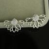 Fashion Women Lady Elegant Ear Stud Unique Hollow Lotus Earrings