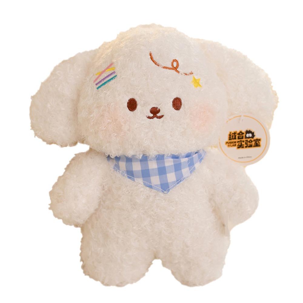 Soft Little Dog Plush Toy Puppy White Dog Doll Creative Small Dog Plush Doll  Birthday Gift