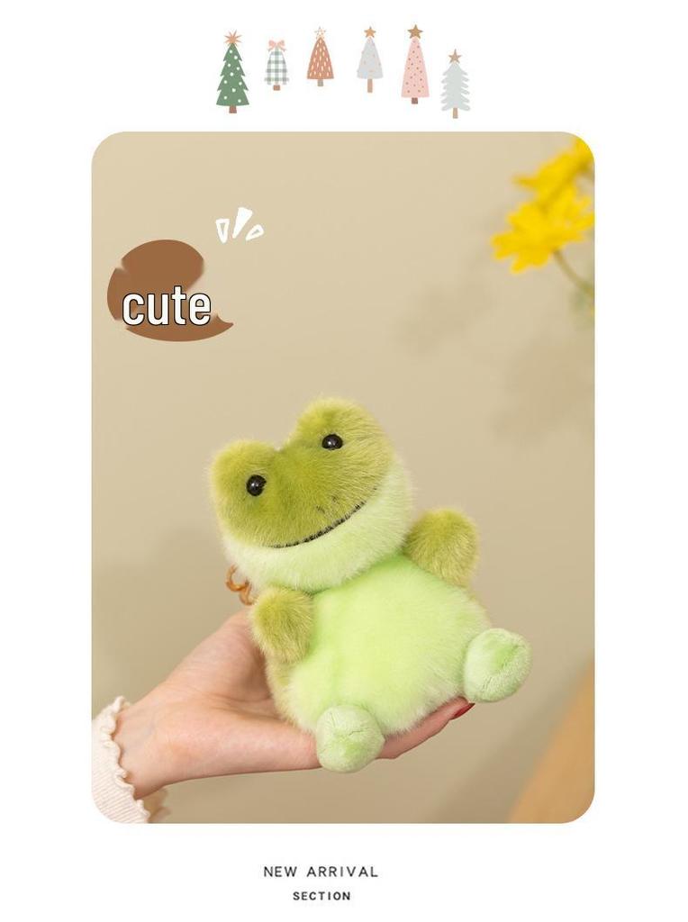 Adorable Animal Plush Toys: Bean Bag Figurine Keychains, Pendant Ornaments, and Table Companions