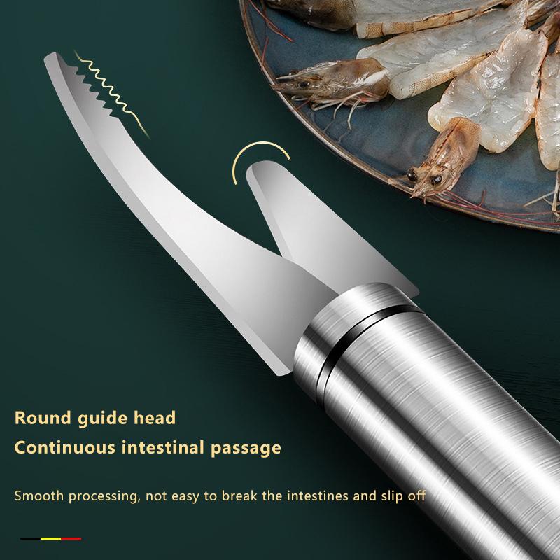 

Household Multi-Functional Shrimp Deveining Stainless Steel Knife A