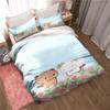 Bubu Dudu Kreslený roztomilý medvídek Kawaii Vánoční dárková sada ložního povlečení Dvojitý King size povlak na přikrývku a povlak na polštář Sada dětských povlaků na přikrývku