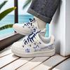 New Guochao High Street Retro Hong Kong Flavor Graffiti Rack Sports Style Platform Men's Shoes Student Board Shoes