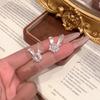 Korean Style Zircon Rabbit Stud Earrings - Cute, Playful, and Luxurious