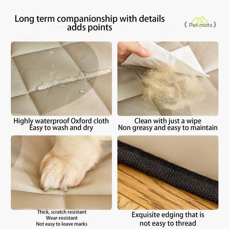 Urine Proof Dog Mat Waterproof Dog Sleeping Mat Washable Anti-Moisture Leak-Proof Puppy Grooming Pad For Four Seasons Use