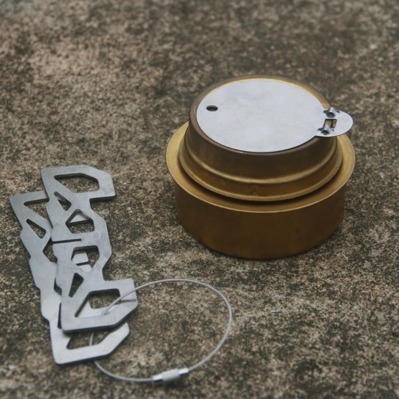 Portables Stainless Steel Stove Stand Camp Alcohols Stove Crosses Stand for Outdoor Cooking