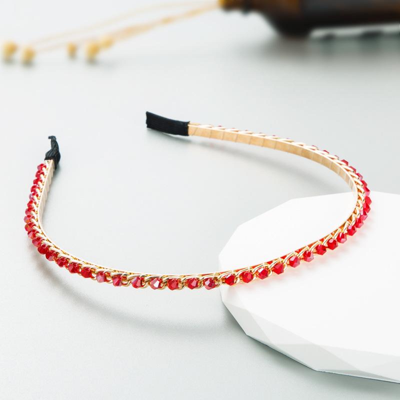 Women's Hairband Alloy Light Luxury Water Bit Hoop Shampoo Headwear