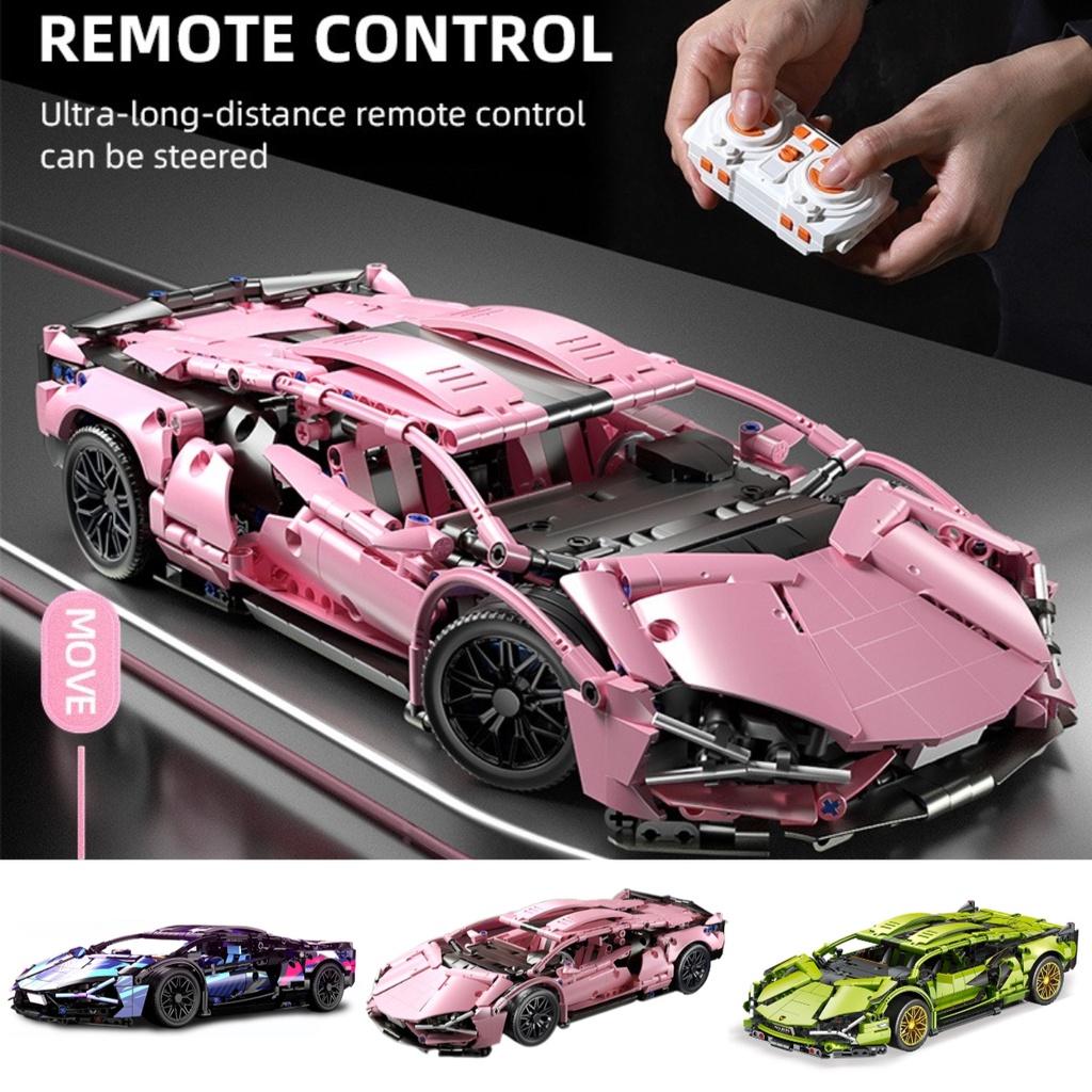 Compatible With Lego Remote Control Racing Car Building Blocks Lamborghini Porsche 911 Foreign Trade Product Assembly Car Model