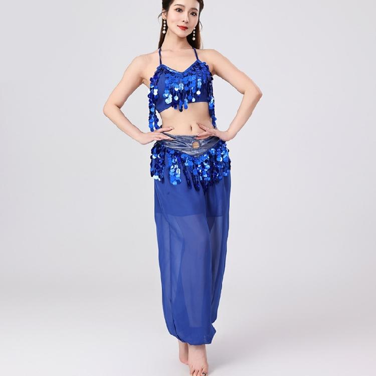 Belly Dance Costume Set Belly Dance Bra Top Belly Dancing Trousers Halloween Belly Dance Outfits for Stage Performances