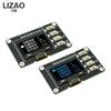 LIZAO 0.96 Inch 12864 OLED Display Module SSD1315 I2C IIC White Blue Screen with 4 Buttons DC 3.3V for Arduino Project
