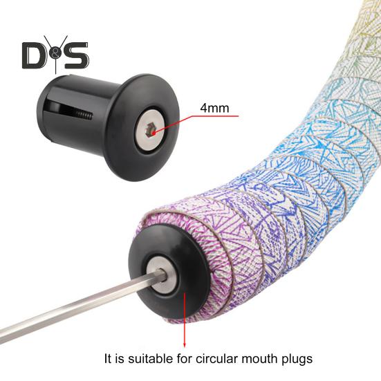 Fahrradlenkerband für Rennräder, hohe Fleckenbeständigkeit, stoßdämpfendes, rutschfestes und bequemes Griffband mit Bolzenstopper