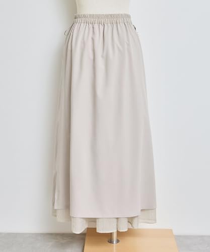 ROPE PICNIC Sheer Tiered Skirt GDC15110 Blue Main (44)