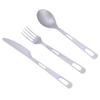 Outdoor Travel Camping Portable Modern Pure Titanium Cutlery Lightweight Ultra Household Dining Knife Fork Spoon Tableware