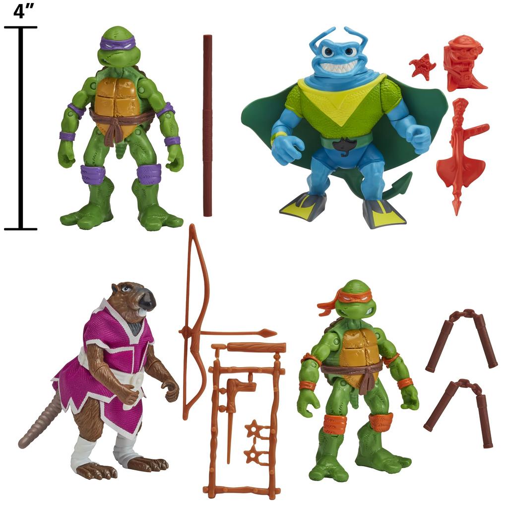 PlayMates Teenage Mutant Ninja Turtles: Classic Adventure Heroes Collection Series 2 Toy - Amazon Exclusive