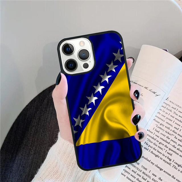 Bosnia and Herzegovina Flag Phone Case Cover For iPhone 17 Air 15 16 14 11 13 Pro Max 12 Plus Max Cover Coque