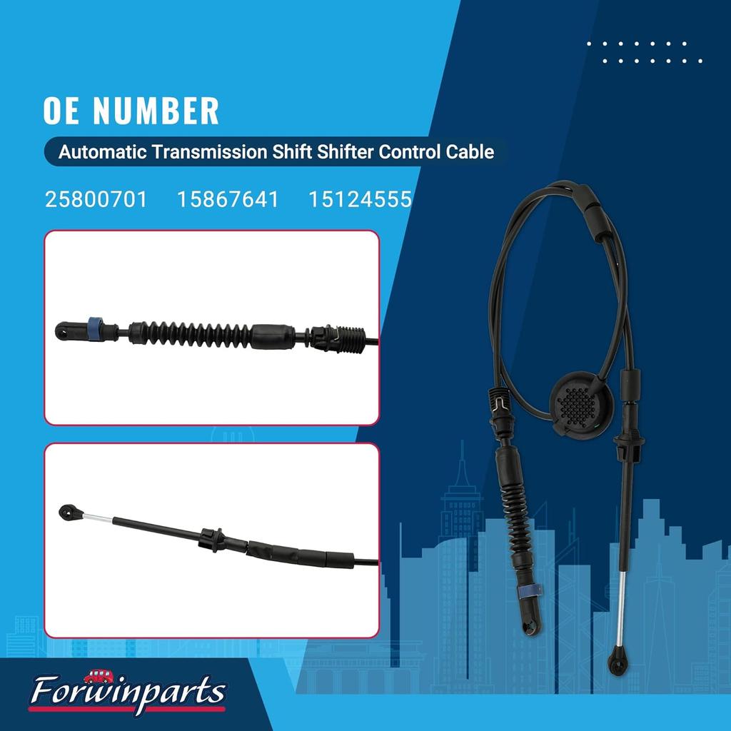 25800701 Automatic Transmission Shift Shifter Control Cable for Chevy Colorado GMC Canyon 2004 2005 2006 2007 2008