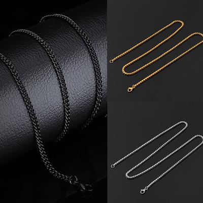 Men Jewelry Retro Chain Gift Necklace Boyfriend Gift Jewelry Charm Popular Unique Simple Fashion 1pc
