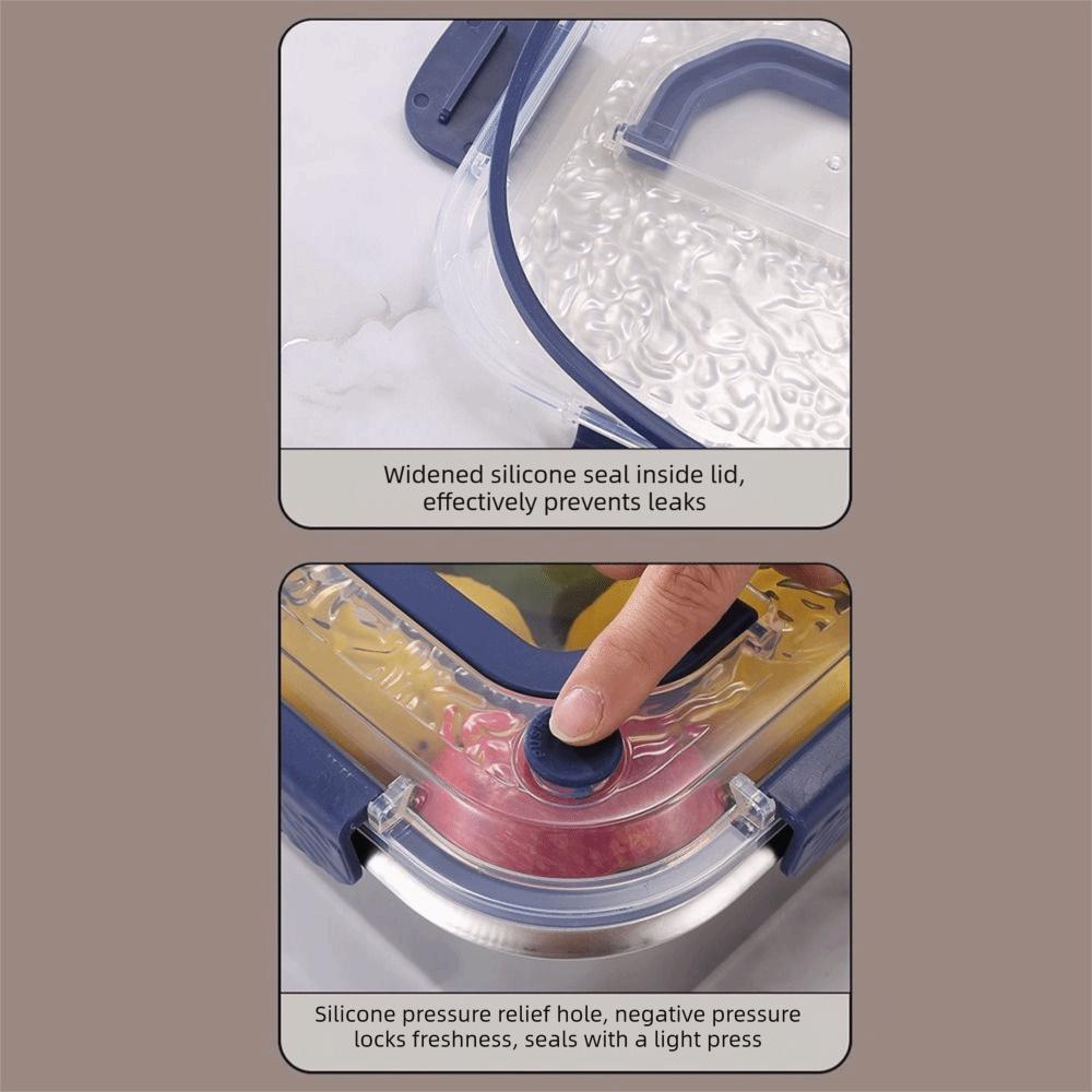 Oil Filter Square Cooking Pot Large Capacity Stainless Steel Frying Pan  Household Use