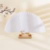 Traditional Wooden Hand Fan Classical Vintage Spanish Solid Color Folding Fan