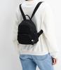 David Jones Women's Small City Backpack, Eco-leather, Black