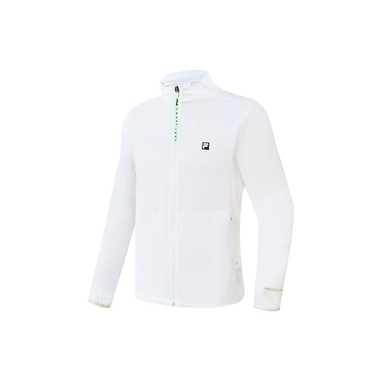 New FILA Jackets Men's Jade White A11M223703F-WT