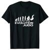 Men's Brand Tshirts Evolution of Judo Classic Graphic T-shirt Casual Fashion Women Men Clothing Tops Oversized Tee Shirt Homme