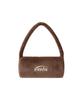 Emis Fur Cylinder Bag-Brown