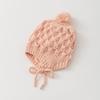 Korean-Style Hand-Knitted Wool Hat for Newborns – Warm, Windproof, and Ear-Protective for Boys and Girls.