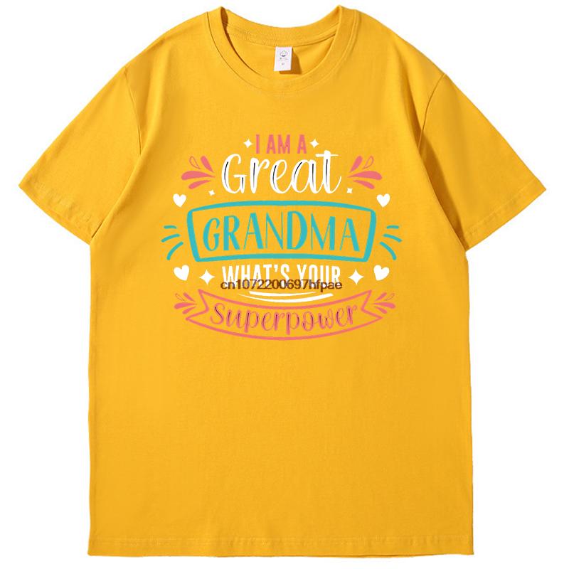 Grandparents Day T Shirt Fashion Graphic T Shirts Funny Cotton Oneck New Shirts And Tshirts Breathable Printing T Shirt