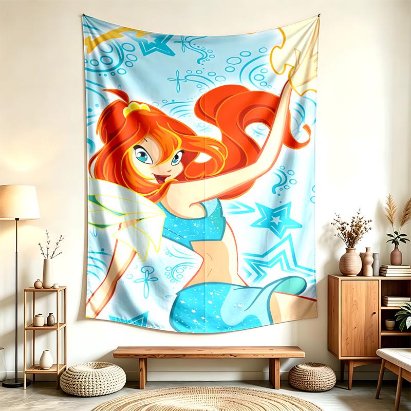 Winx Club (14) Tapestry Suitable For Decorating Homes Dorms And Bedrooms Soft To The Touch And A Perfect Gift For Friends And Family