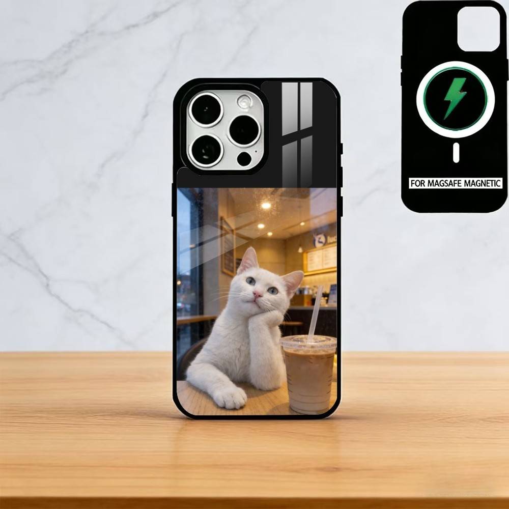 Pet Cat Funny memes Phone Case For iPhone17,16,15,14,13,12,11 Plus,Pro Magnetic with Magsafe Wireless Charging