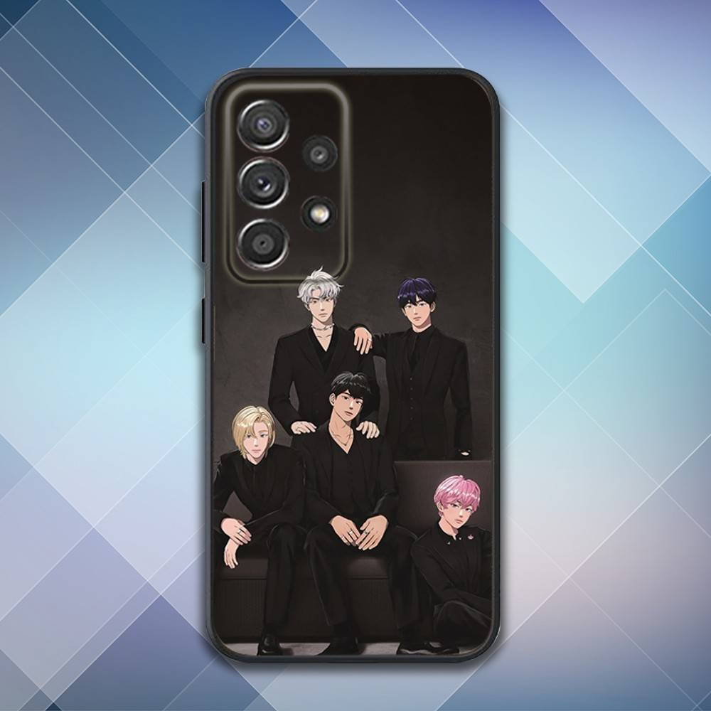 

Чехол для телефона Kpop P-PLAVE B-Bamby для Samsung S25, S24, S21, S22, S23, S30, Ultra, S20, Plus, Fe, Lite, Note, 10, 9, 5G Черный Samsung S24