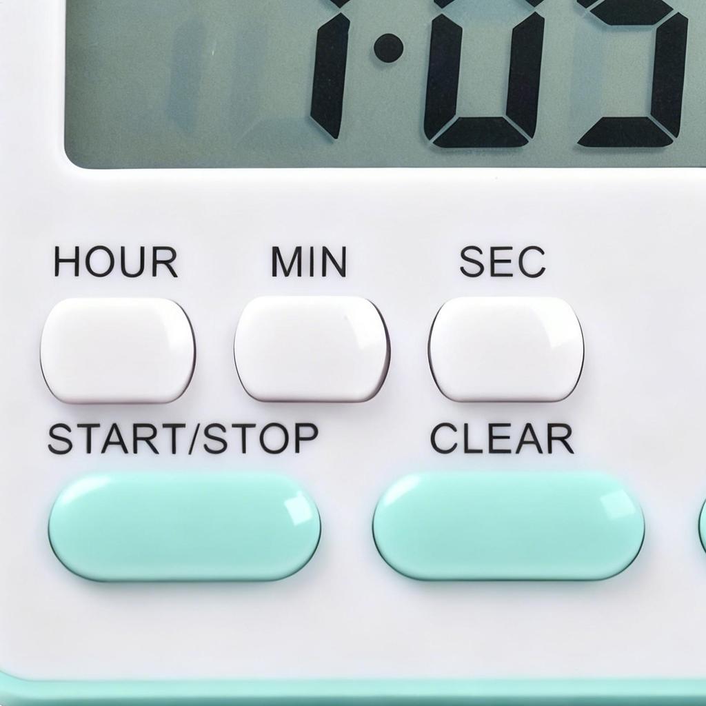 new Digital Kitchen Timer With Large Display 24-Hour Countdown Alarm For Cooking Baking, Study Workout Games & Classroom