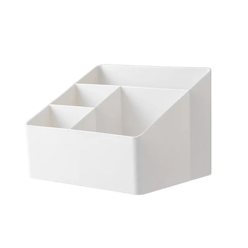 

оптовая продажа настольный ящик для хранения дом офис косметический пластиковый ящик канцелярские товары ручка многофункциональный органайзер для хранения пульт дистанционного управления YLE342 white